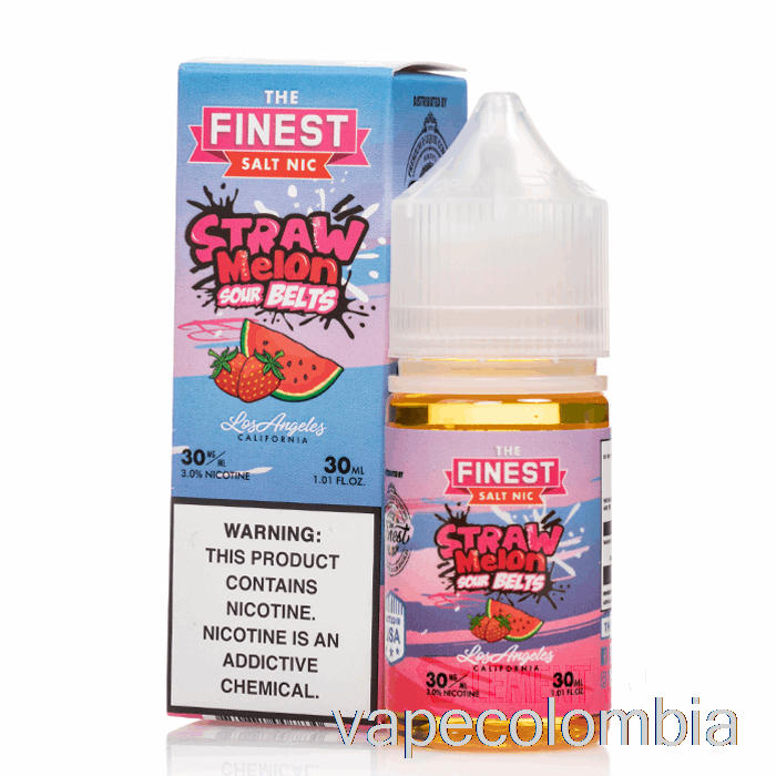 Cinturones Agrios De Melón De Paja Desechables Para Vape - La Edición De Dulces Más Finos Salt Nic - 30ml 30mg